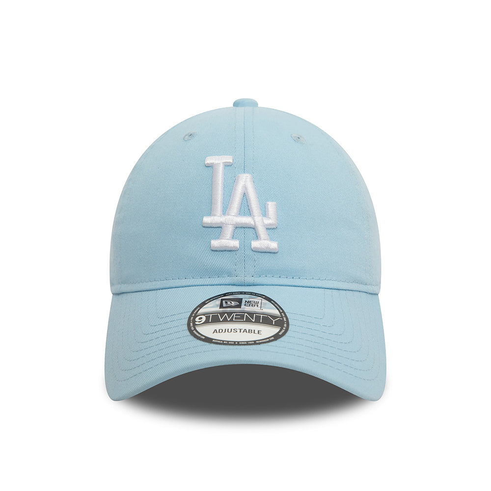 New Era 9TWENTY L.A. Dodgers Baseball Cap - MLB League Essential - Ice Blue-White